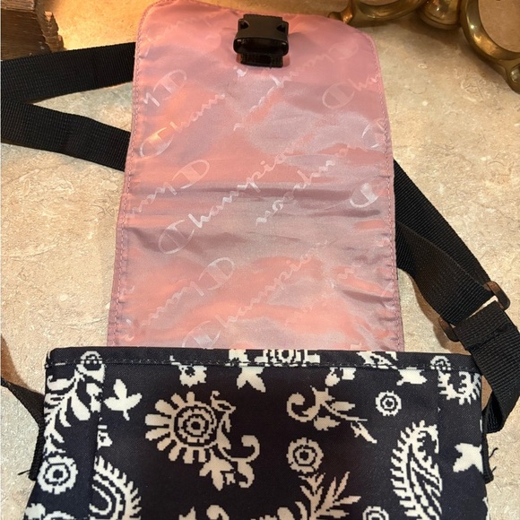 Champion Black and White Floral Crossbody Bag - Picture 9 of 16
